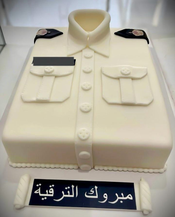 كعكة ترقية عسكرية